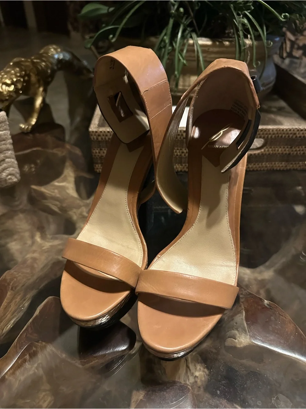 Brian Atwood Braganca Platform Sandals | Heels